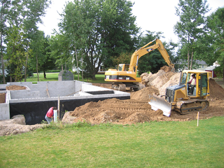 Neighborâ€™s Basement Construction