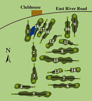 Genesee Valley South Course Map