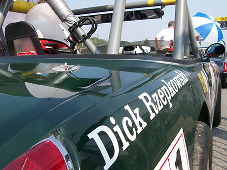 Dick Rzepkowski car #74 ready to start at Watkins Glen