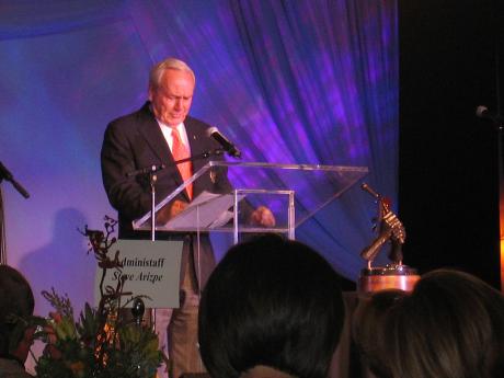 Arnold Palmer at the playersâ€™ dinner