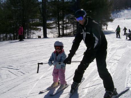 Anna Skis at Swain