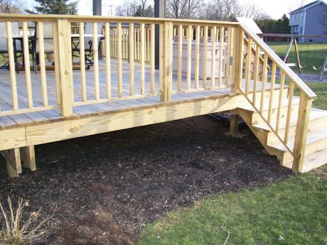 Deck before skirt