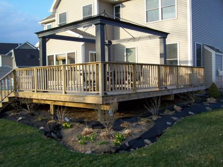 Deck prior to skirt from another angle